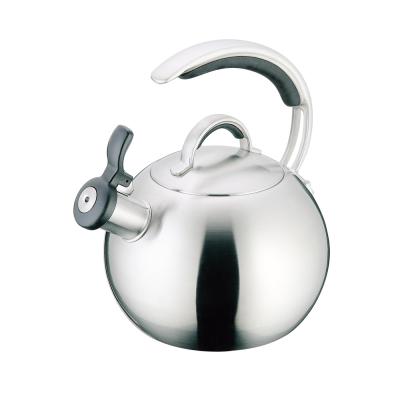 China Factory Wholesale 1.9L Stainless Steel Whisting Tea Kettle Water Boiler Viable Stainless Steel Whistling Kettle for sale