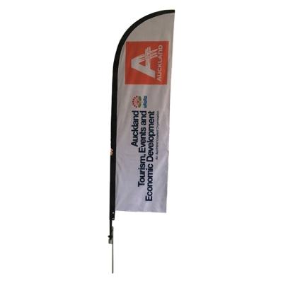 China FLYWHEEL Advertising Banner Printing, Blade Wind Flag Banner Feather Flag Beach Flag for sale