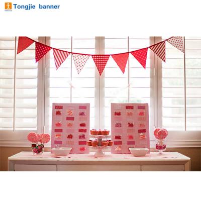 China FLYING Flag Fabric Bunting Flag With Different Shapes for sale