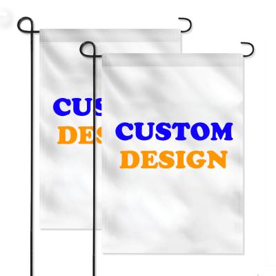 China Seasonal Advertising And Promotion Garden Flag 12x18 Inch Custom Design Double Side Printing Outdoor Garden Flag for sale