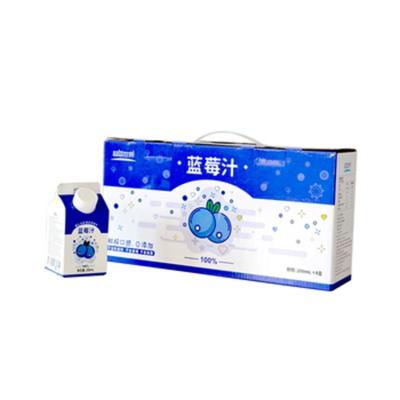 China Low Fat Praise Reviews Purity 100% Fresh-Squeezed Good Tastes Blueberry Drink Low Fat for sale