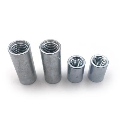 China Heavy Industry Customized Carbon Steel Galvanized Round Coupling Sleeve Nut Available for sale