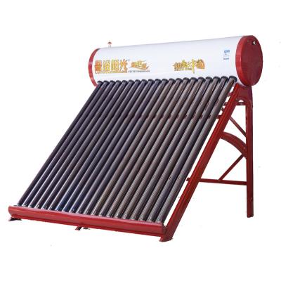 China High Quality Hotel Color Steel Tank Solar Heater Anticorrosive Interior Color Galvanized Steel Water Heater for sale