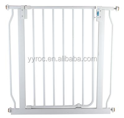 China Eco-friendly Metal& small plastic parts baby safety gates for stairs and gates for sale