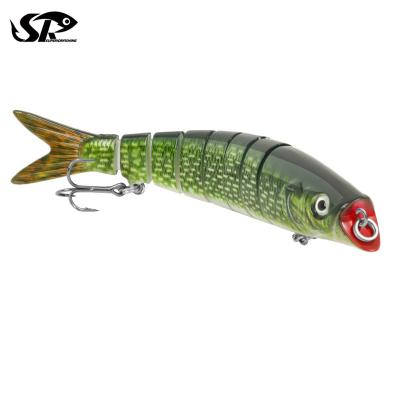 China Superiorfishiing Durable 143mm Snap 21g Swimbait 8 Segments Multi Joint Lure Fishing Lure RH8602 for sale