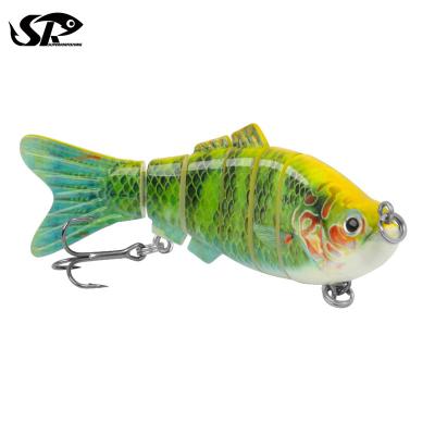 China Superiorfishiing 100mm Durable 16g 6 Segments Sinking Shad Swimbait Simulation Fishing Lure Jointed Hard Bait RH5601 for sale