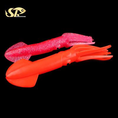 China Superiorfishing PVC Soft Squid Lure 22cm Trolling Squid 62.5g Fishing Tackle Lure TS220 for sale