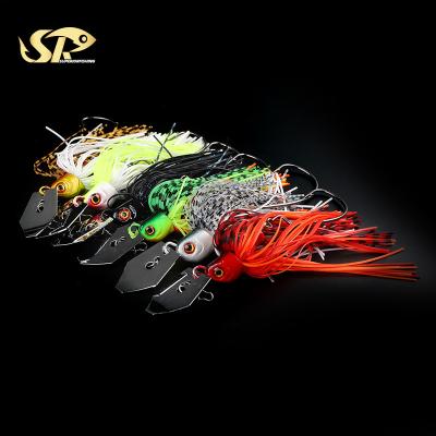 China SUPERIORFISHING Chatterbait High Quality Rubber Jig 7g 14g 16g 18g Jack Hammer Lure Fishing Lures M21 7g for sale