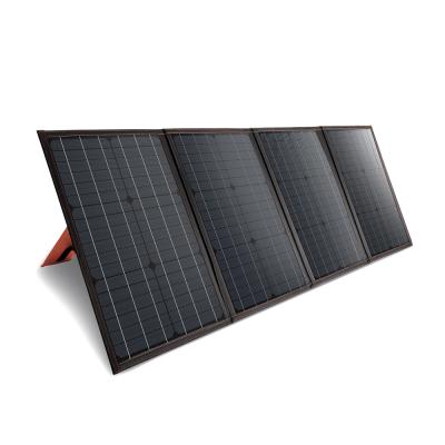 China Souop 100W collapsible silicon monocrystalline camping solar panel for portable power station 125mmx125mm for sale