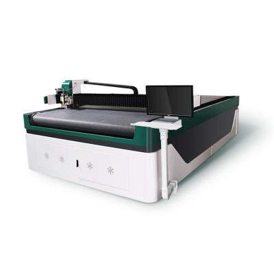 China 1800mm*3000mm (length*width) other sizes can be good customized selling large format loop mat video positioning cutting machine en venta