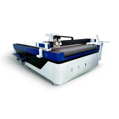 China Automatic Feeding System Factory Direct Supply Of Sofa Fabric Vibrating Knife Cutting Machine Te koop