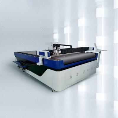 China Automatic Feeding System High Quality CNC Floor Mat Making Trim Mat Vibrating Oscillating Cutting Machine Rubber for sale