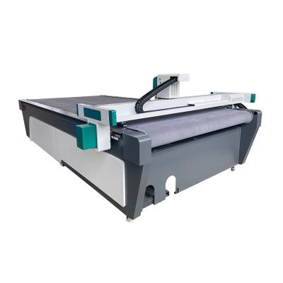 Κίνα 1800mm*3000mm (length*width) other sizes can be customized Zheng Efficient 1830 vibrating knives cutting cloth cutting leather can be customized προς πώληση