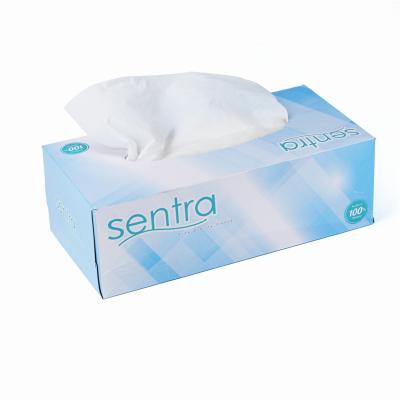 China New Technology Lint Free Disposal Cleansing Facial Tissue Home Box Shaped Wholesale for sale