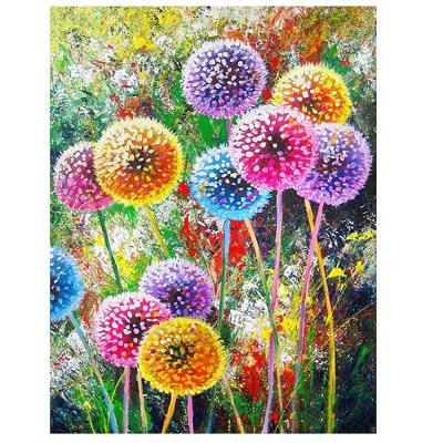 China Eco-Friendly Wholesale Full Drill Colorful Life Painting Flower Children Still Play DIY Diamond Painting Canvas Wall Art for sale