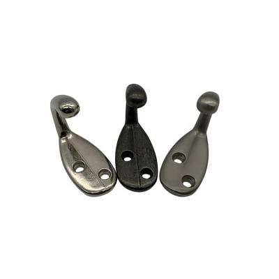 China Detachable Hook Coat Hook Metal Vintage Wall Hanging Zinc Alloy Hooks For Coat for sale