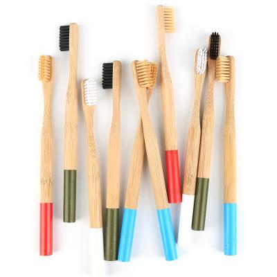 China Disposable Custom Good Quality BPA Free Child and Adult Eco-friendly Natural Biodegradable Charcoal Toothbrush for sale