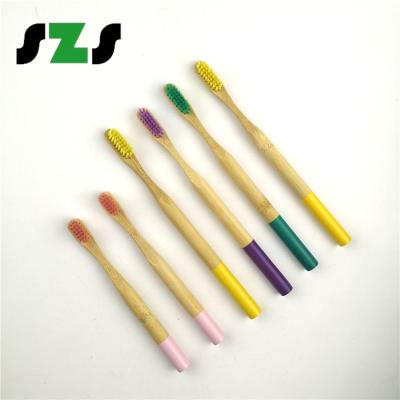 China 100% Bamboo Charcoal Bristle Home Toothbrush for sale