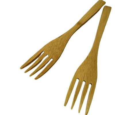 China Natural Disposable Bamboo Fork Servers for sale