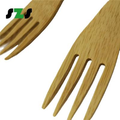 China Natural Biodegradable Bamboo Fruit Fork for sale