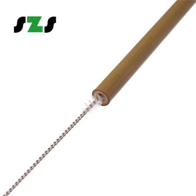 China Sustainable Cleaning Stainless Steel Straw Brush With Logo for sale