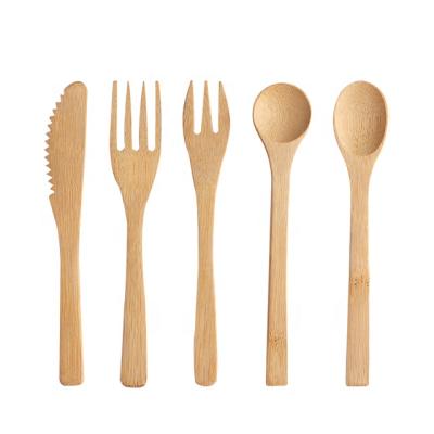 China Sustainable Disposable Spoon Travel Cutlery Set Picnic Cutlery Set for sale