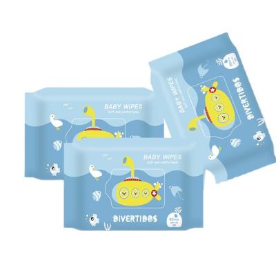 China OEM Available Plain Daily Life Top-Sheet Wet Wipes Sensitive Skin Wet Wipes Natural Baby Skin-Friendly for sale