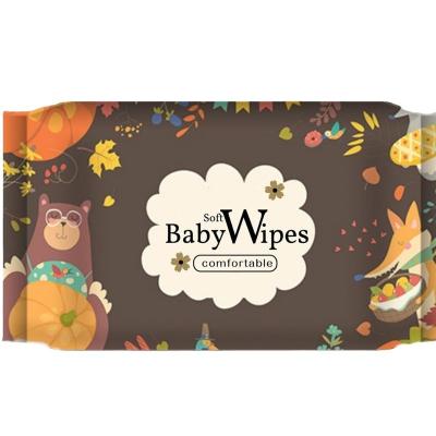 China Plain Free Samples Portable Skincare Equipment Private Label Unscented Organic Baby Wipes Wet Tissue for sale