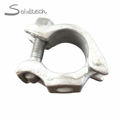 China Construction Used S235 / Q235 Single Swivel Half Clamp Scaffolding Coupler for sale