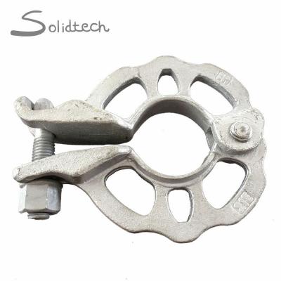 China Hotel 48.3mm Steel Pipe Mount Ringlock Scaffolding Rosette Clamp for sale