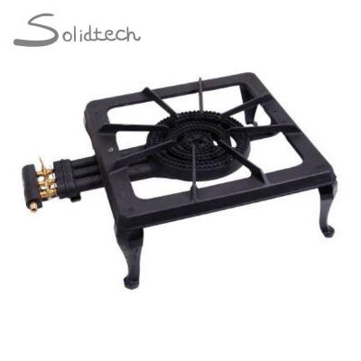 China Outdoor Portable 3 Ring Cast Iron Gas Burner and Stand for sale