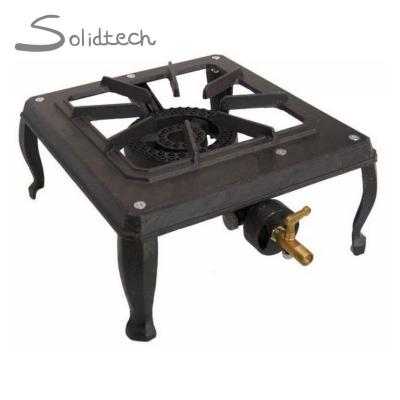 China Deep Commercial Cast Iron Single Burner Gas Hot Plate for sale