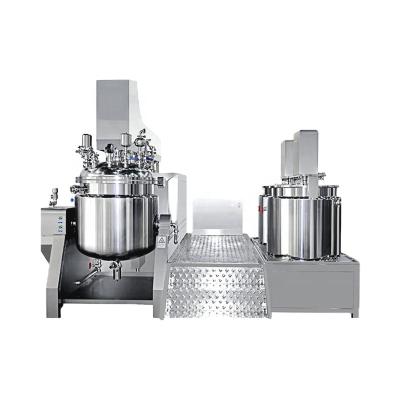 China 500L Viscous Liquid Vacuum Mixer Emulsifying Machine For Laundry Liquid Toothpaste Production Homogenizer Mixer Te koop