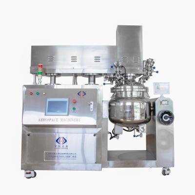 China 50L Viscous Liquid Vacuum Mixer Emulsifying Machine or Emulsifier Homogenizer Blender for Cosmetic Making for sale