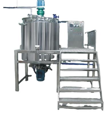 中国 500L Alcohol Liquid Detergent Mixer Liquid Soap Making Machine Shampoo Liquid Mixer 販売のため