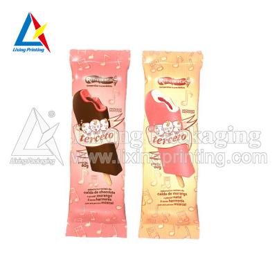 China Barrier LIXING PACKAGING Colorful Ice Cream Popsicle Packaging Material for sale