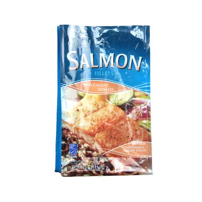 China Barrier LIXING PACKAGING Plastic Novelty Packaging Bags For Salmon Fish for sale