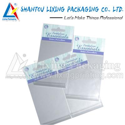 China Barrier LIXING PACKAGING Fishhook Air Pocket Plastic Bag for sale