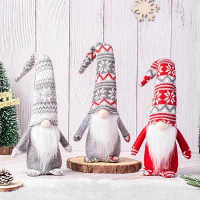 China Wholesale Christmas Home Decoration Christmas Tree Decoration Supplies Long Legs Doll Old Man Gift Window Doll Faceless Pendant Ornaments for sale