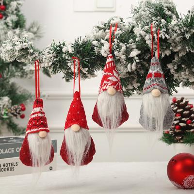 China Christmas Tree Ornaments Christmas Toy Faceless Doll Window Decoration Santa Hat Toy Cartoon Funny New Year Gift for sale