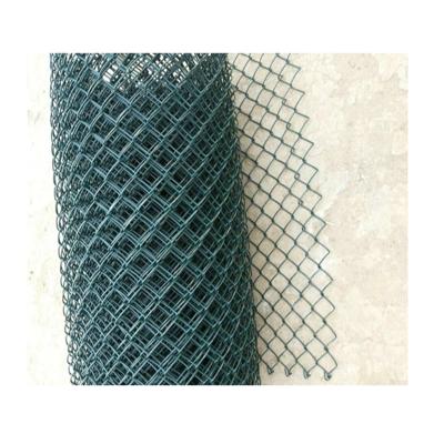 China Easily Assembled Black Powder Coated Steel Chain Link Fence Cyclone Wire Mesh Fence For Decorative Yard Fence for sale