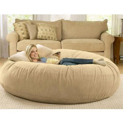 China Giant Sofa Bed Memory Foam Oversized Bed Bean Bag Sofa Chair With Filling for sale