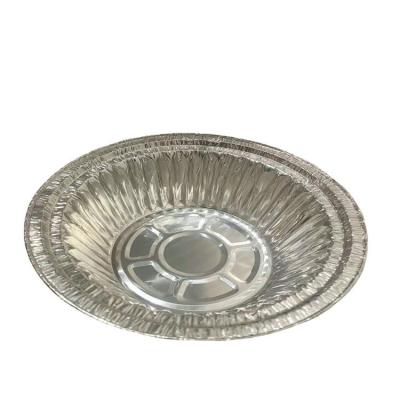 China Food / Disposable Wall Aluminum Foil Containers Smooth Round Aluminum Foil Deep Pans for sale