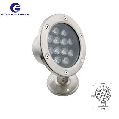 China Outdoor 12V Swimming Pool Floor IP68 Ground Spot Light 12W Underwater Spring Lights for sale