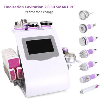 China Weight Loss 9 IN 1 Multifunctional Facial Ultrasonic Skin Rejuvenation Anti Cellulite Fat 3D Beauty Slimming Machine for sale