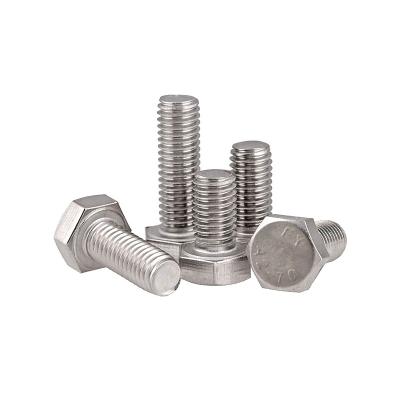 China Q235 DIN 933 DIN931 Hex Head Cap Screw Tap Bolts for sale