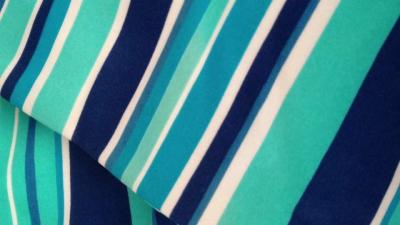 China Multi Colored Plain Horizontal Striped Fabric , Modern Polyester Curtain Fabric for sale