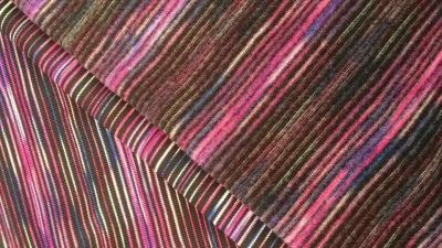 China Lightweight 100% Polyester Velour Plaid Fleece Fabric By The Yard 75D * 150D for sale