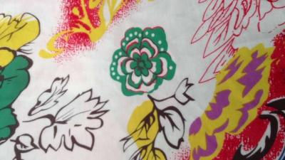 China Novelty Silk Screen Printed Knit Fabric For Toy , Organic Cotton Voile Fabric for sale