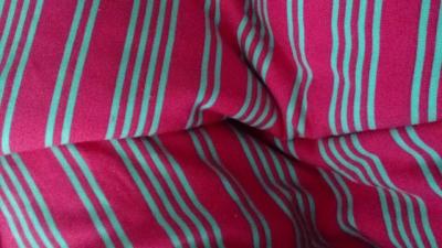 China Soft Insulated 100% Polyester Vertical Striped Fabric For Shirting 280m Width for sale